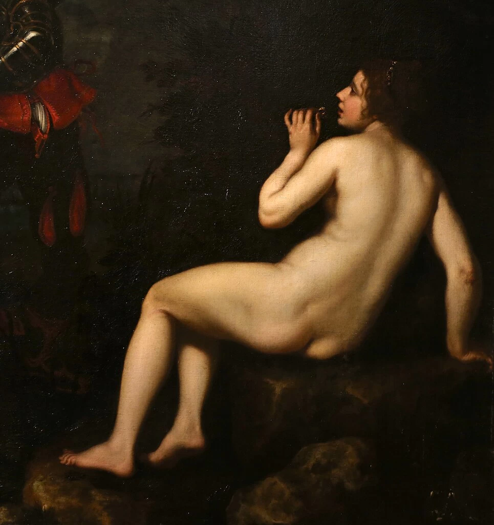 Angelica si cela a Ruggero - Galleria degli Uffizi, Firenze, dettaglio